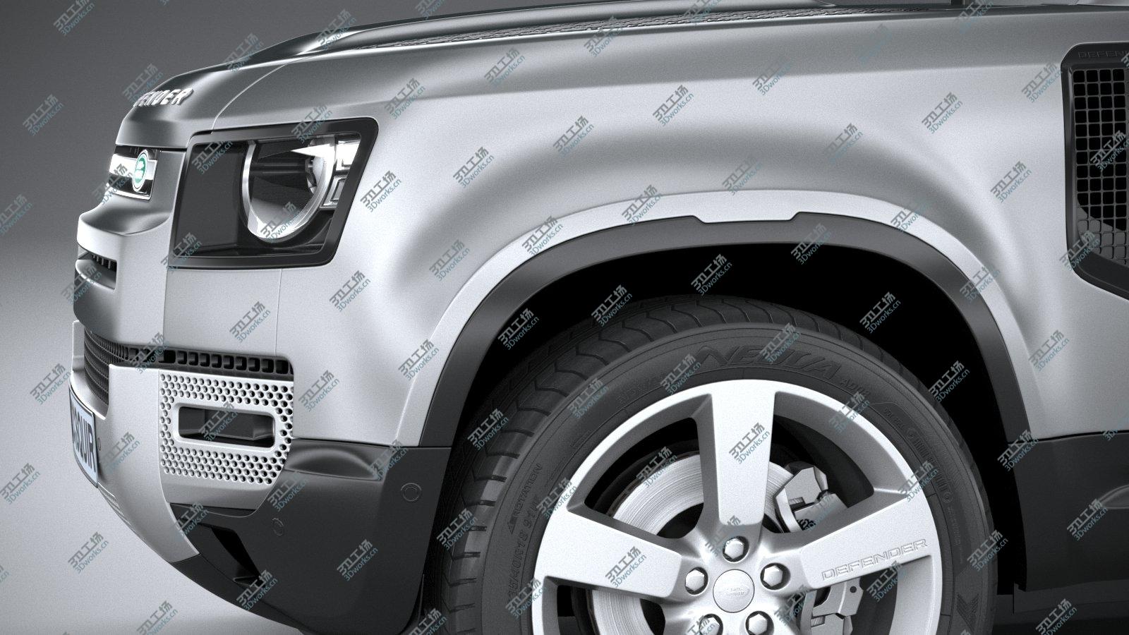images/goods_img/20210313/Land Rover Defender 110 2020 3D model/5.jpg